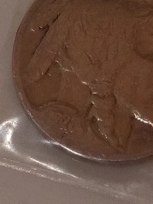 1928 Buffalo Nickel Circulated Five Cents Coin US Money - Image 1 of 4