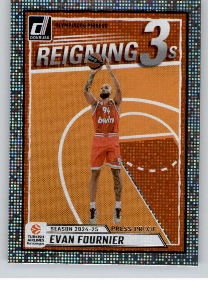Tarjetas coleccionables Donruss Euroliga de baloncesto 2024-25 insertar a elegir de la lista Foto 1 de 1