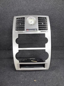 OEM 05-10 Chrysler 300 Dash Center Radio Temp Climate Control Bezel Trim Silver - Picture 1 of 8