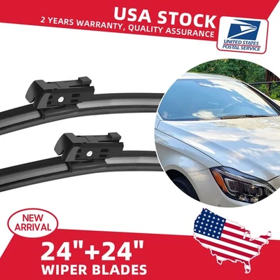 Limpiaparabrisas delantero 24" y 24" para Mercedes-Benz E250 E350 E400 E550 OEM Foto 1 de 4