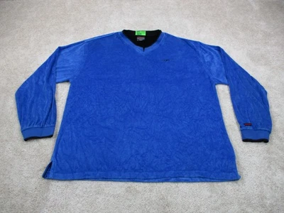 Sudadera DE COLECCIÓN FUBU Para Hombres XL Azul Mezcla de Algodón Pullover Hip Hop Y2K Foto 1 de 4