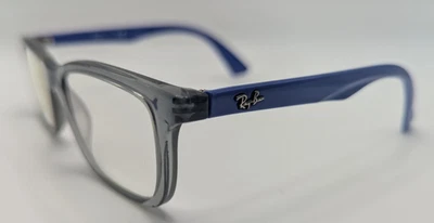 Ray Ban Jr RB1536 3745 Small Kids Crystal Gray Fade Oval Eyeglasses 48-16 130 - Image 1 of 4