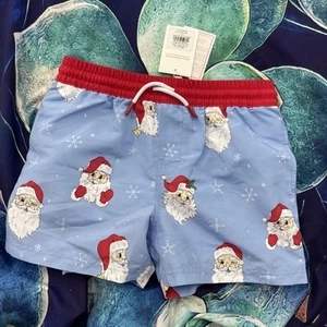 Beaufort Bonnet Boys Tortola Swim Trunks Size 10 Dear Santa H60 - Picture 1 of 3