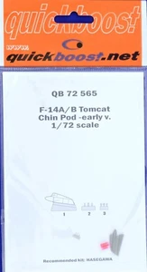 Quickboost by Aires 1/72 F-14A/B Tomcat chin pod early ver for Hasegawa QB72565 - Picture 1 of 2