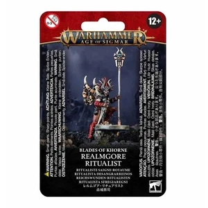 REALMGORE RITUALIST Miniature Plastic BLADES OF KHORNE Warhammer AGE OF SIGM - Picture 1 of 2