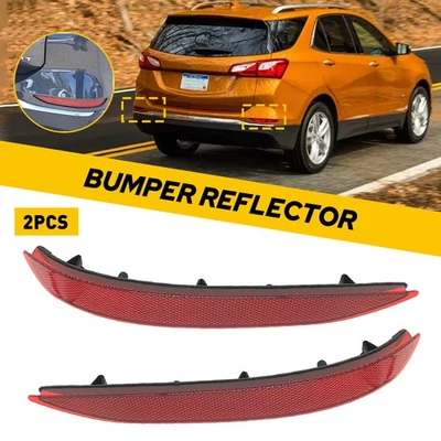 Bumper Reflectors For 2018-2022 Chevrolet Equinox Rear Driver Passenger and PAIR - Image 1 of 4