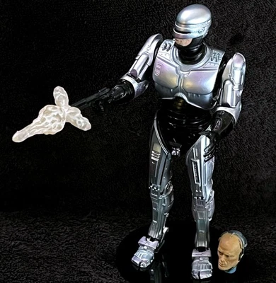 ROBOCOP • SILVER & RUST FINISH w/MURPHY HEAD • NECA ROBOCOP SERIES - Image 1 of 4
