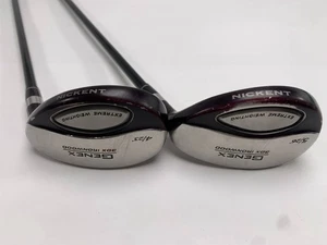 Nickent 3DX Ironwood 4 & 5 Hybrid Set 23* 26* SpeedRated 75 75g Stiff Mens RH - Picture 1 of 8