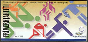 ICELAND (H16) Scott 711, Sport Booklet, VF, Facit $16. - Picture 1 of 1