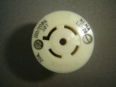 Bryant L21-20 72120-NC, Locking Connector 20A 120/208V 3 Phase Y NEW - Image 1 of 3
