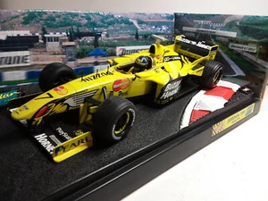 HOTWHEELS 1/18 SUPERB F1 JORDAN MUGEN HONDA 199 DAMON HILL GOOD CONDITION IN BOX C8 - Picture 1 of 8