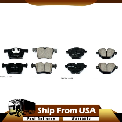 Pastilla de freno de cerámica limpia delantera + trasera Power Stop para BMW X3/2015-2018 X4 2011-2017 Foto 1 de 4