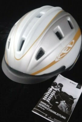 KED Basco Reithelm XXL 60 - 64 cm Silber-Caramel - Matt sportliche Reitkappe neu - Bild 1 von 4