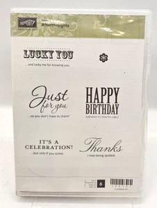 Stampin Up Afterthoughts Lucky You Happy Birthday Thanks Celebration - Picture 1 of 5