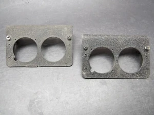 2 Military Aircraft Cockpit Instrument Mounting Brackets - Picture 1 of 3