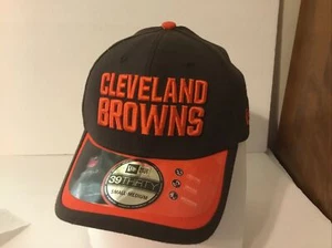 Cappello Cleveland Browns Retro Cap New Era 39Thirty Elasticizzato S/M Ufficiale NFL - Foto 1 di 8