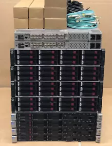 HP MSA 2040 DL360p Gen8 10Gbit iSCSI 28TB 15K SAN 80Core 1TB Server SAN Config - Picture 1 of 2