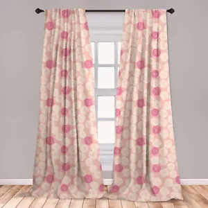 Surreal Modern Microfiber Curtains 2 Panel Set Living Room Bedroom in 3 Sizes - Picture 1 of 118