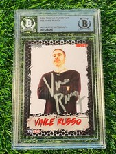 Vince Russo Auto 2008 Tristar TNA Impact 56 Card Authentic Autograph Beckett BGS