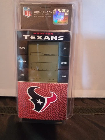 Houston Texans Home Office Desk  Clock Cover