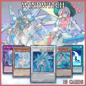 WINDWITCH DECK 15 | Diamond Bell Freeze Chimes Blizzard Refrain YuGiOh🔥 - Picture 1 of 3