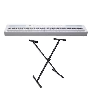 Kurzweil KAE1-WH Stage Piano Keyboard bianca 88 tasti con supporto per tastiera - Foto 1 di 11