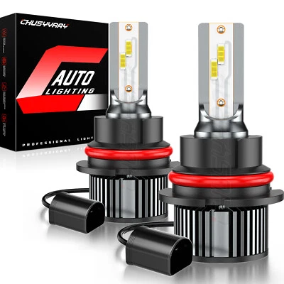 9007 LED Headlight Bulbs Kit High Low Beam 6000K for Nissan Quest 1996 1997-2002 - Image 1 of 4