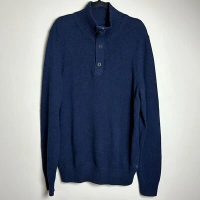 NWT American Eagle 1/4 Zip Mock Neck 100% Cotton Men's Sweater - Image 1 of 4