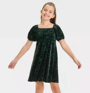 NWT Target x Paul Tazewell Wicked Elphaba Black/Green Dress Girls - Picture 1 of 10
