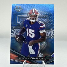 #91 Anthony Richardson Florida 2022 Bowman's Best University BLUE REFRACTOR /150