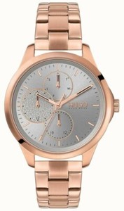 Hugo Boss Ladies Rose Gold Plated Pink 