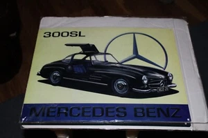 Mercedes 300SL 50's/60's Iconic Gullwing Metal Wall Plaque, Great Bit Of Kit. - Picture 1 of 1
