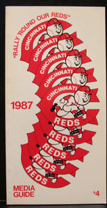 1987 Cincinnati Reds Official Media Press Guide, 135 Pages of Facts and Fun! 