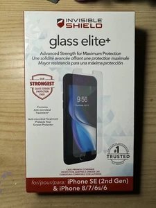 iPhone SE (2e génération)/8/7/6s/6 - ZAGG InvisibleShield Glass Elite+ - Photo 1 sur 2