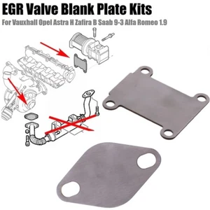 2x AGR-Ventil & Vierkant Kühler Blindsatz passend für ALFA ROMEO 147 156 159 166 - Bild 1 von 15