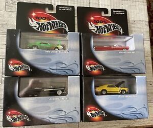 HOTWHEELS 100% 2000Yr CAMERO Ford Fairlane Mustang Lot Of 4 Gt4-13-16