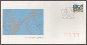 Australia 1990 FDC First Peel & Stick Stamp - Gumly Gumly PMK - Picture 1 of 1