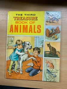 1968 "THE THIRD TREASURE BOOK OF ANIMALS" ANNUAL HARDBACK BOOK (P4) - Foto 1 di 11