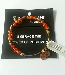 Brazalete Pulsera Alex and Ani Acuarela EWB Mandarina Nuevo Con Cuentas RG RETIRADO - Imagen 1 de 1
