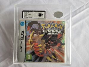 Pokemon Platinum (Nintendo DS, 2009) UKG Graded 80NM sealed new condition.