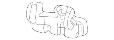 Mango de montañero Ford Explorer 1995-1997 genuino, exterior 5L2Z-7822404-AAPTM Foto 1 de 2