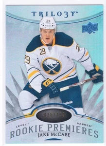 2014-15 Upper Deck Trilogy Radiant Blue #128 Jake McCabe RC #436/499 - Imagen 1 de 1