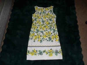 Karl Lagerfeld Paris Size 4 Yellow Floral Dress - Picture 1 of 10