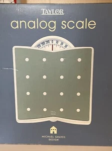 Báscula de baño analógica Michael Graves Taylor diseño Mid Century 2002 NOS - Imagen 1 de 2