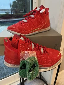 Size 12 - Nike LeBron 18 X-Mas In LA 2020 - Picture 1 of 10