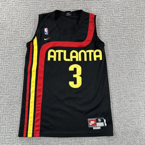 Atlanta Hawks Jersey Small Red Sleeveless Shirt Embroidered Logo Shareef Womens Cover