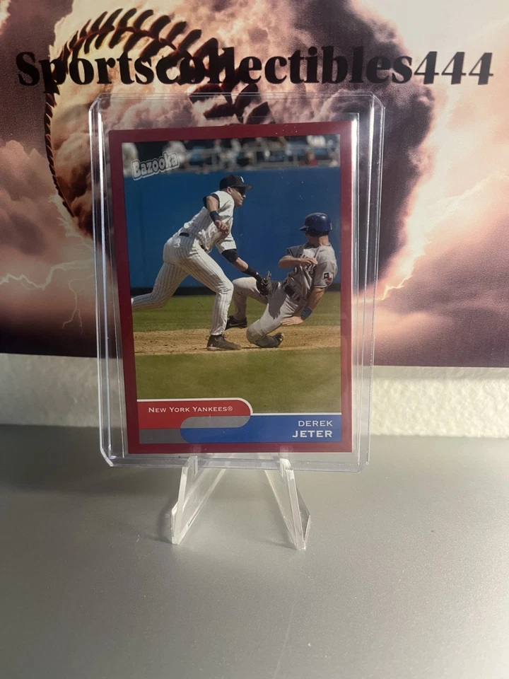 Derek Jeter 2004 Topps Bazooka Red Chunks #116 Parallel New York Yankees - Image 1 of 1