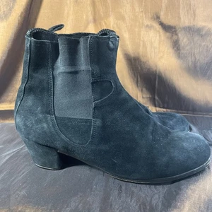 Arte Fyl Mens Black Suede Flamenco Dance Boots EU 40 US 10 Flamenco Folklorico - Picture 1 of 15