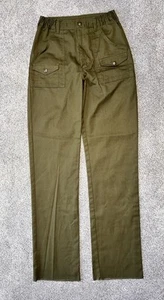 Pfadfinder Hose Jugend 18 grün offizielle Uniform Cargo Twill 29" Taille 35" unsaum - Bild 1 von 4