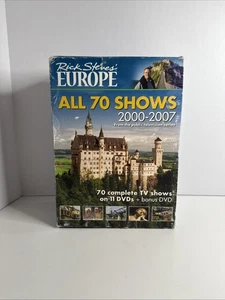 Rick Steves Europe 2000-2007: All 70 Shows (DVD, 2007, 12-Disc Set) Missing 1! - Imagen 1 de 13